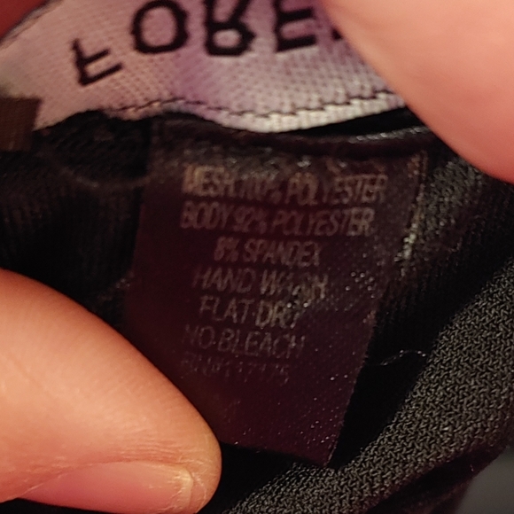 Forever Black Sequin Mini Dress, Size M - Picture 5 of 6